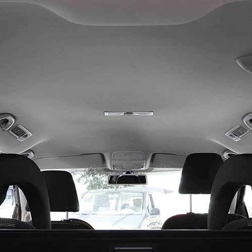 Miniatura 5 de Tejido de malla para techo de automóvil, 60 pulgadas de ancho por 80 pulgadas, con respaldo de espuma, material de reparación para automóvil, RV,