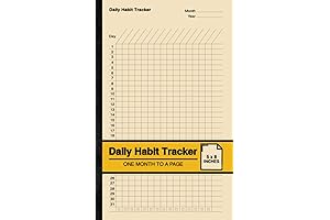 Daily Habit Tracker Notebook: Build Lasting Habits in 30 Days