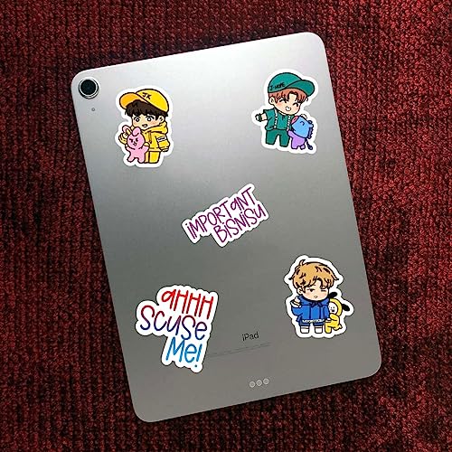 Image of Zesta Aesthetic Stickers for Laptop /Waterproof Anime Decal for Books /Vinyl Sticker for Fridge /Easy to Use Korean Car Sticker Kawaii Cute Stickers (POP Culture)