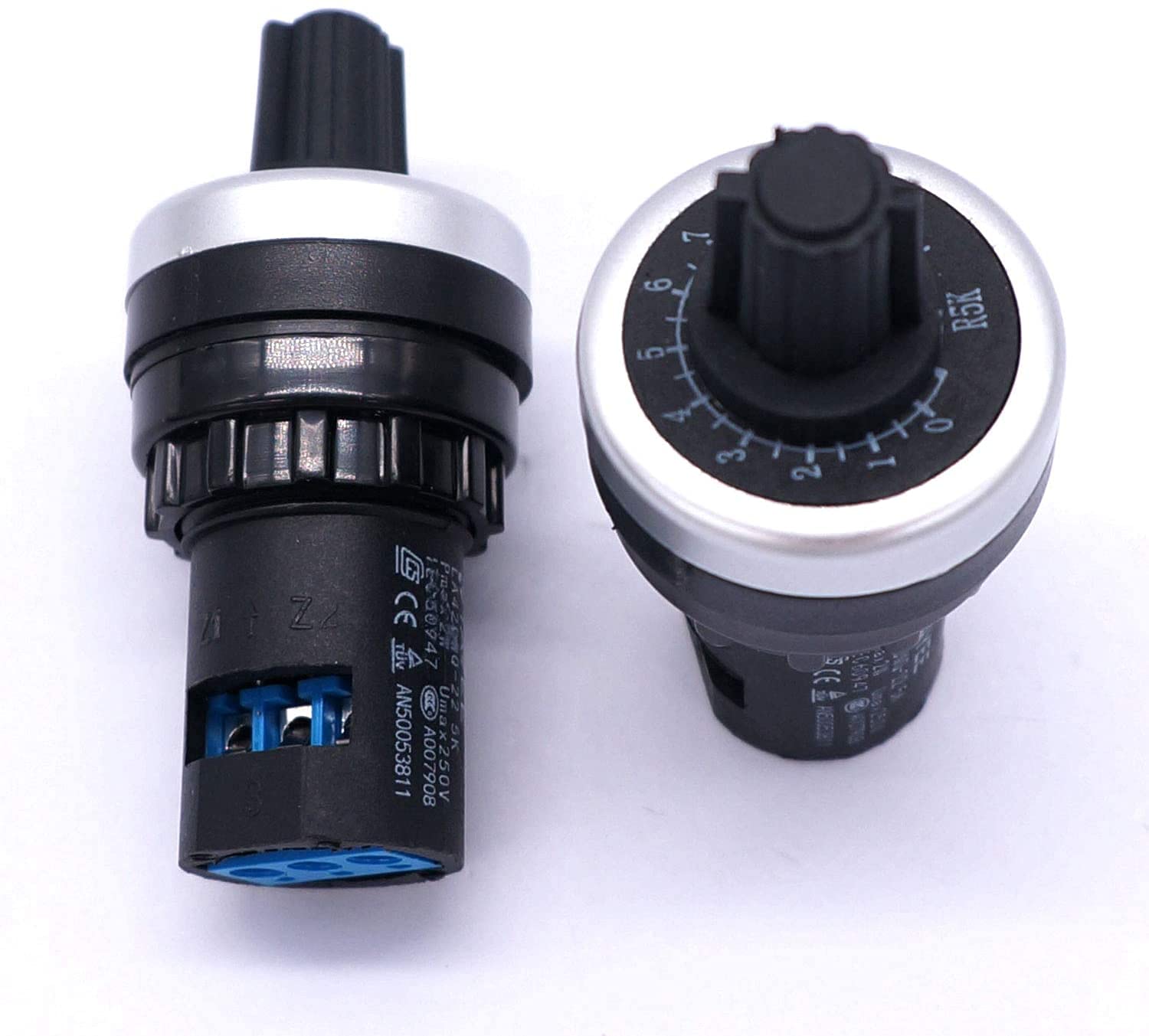 GUMMMY 1 inversor de potenciómetro giratorio de 22 mm 5 K ohmios (tamaño : 1 k ohm)