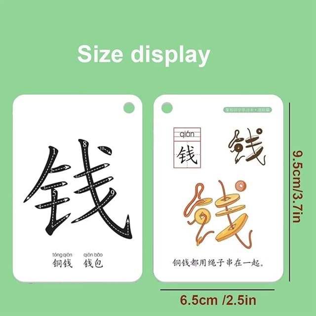 Foto 5 de 7 de Tarjetas Didácticas De Caracteres Chinos Comunes,Símbolos Pictográficos Jeroglíficos,Tarjeta…
