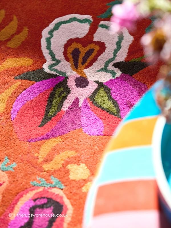Image of OLEFIN Handmade Thick Woolen Anti Slip Carpet and Rugs for Living Room Bedroom Hall Dinning Room Kids Room