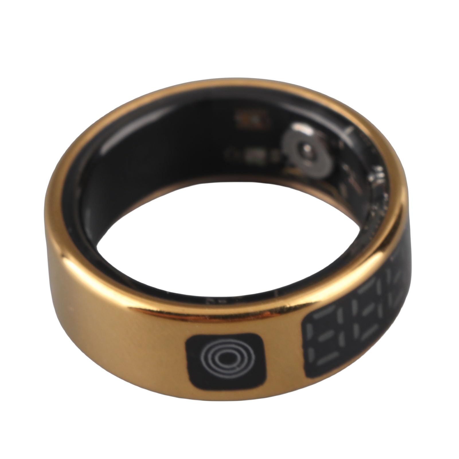 Bague intelligente avec étui de charge, écran tactile, connectivité IP68, compteur de pas, plusieurs modes sportifs, traqueur de fitness quotidien, en acier inoxydable (#9)