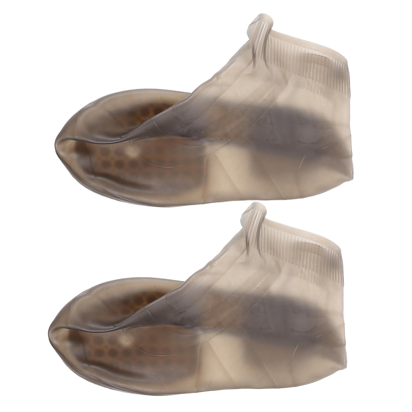 COLLBATH Rainproof Boot Covers 2 Pack Waterproof Shoes Covers for Men Women Elastic Non-slip Durable Silicone Reusable