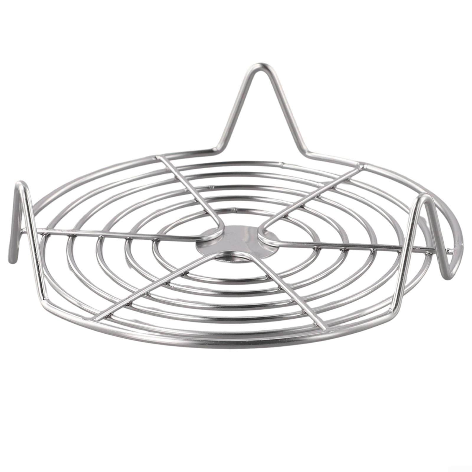 Juego de 4 vaporeras de acero inoxidable apilables, 16-28 cm