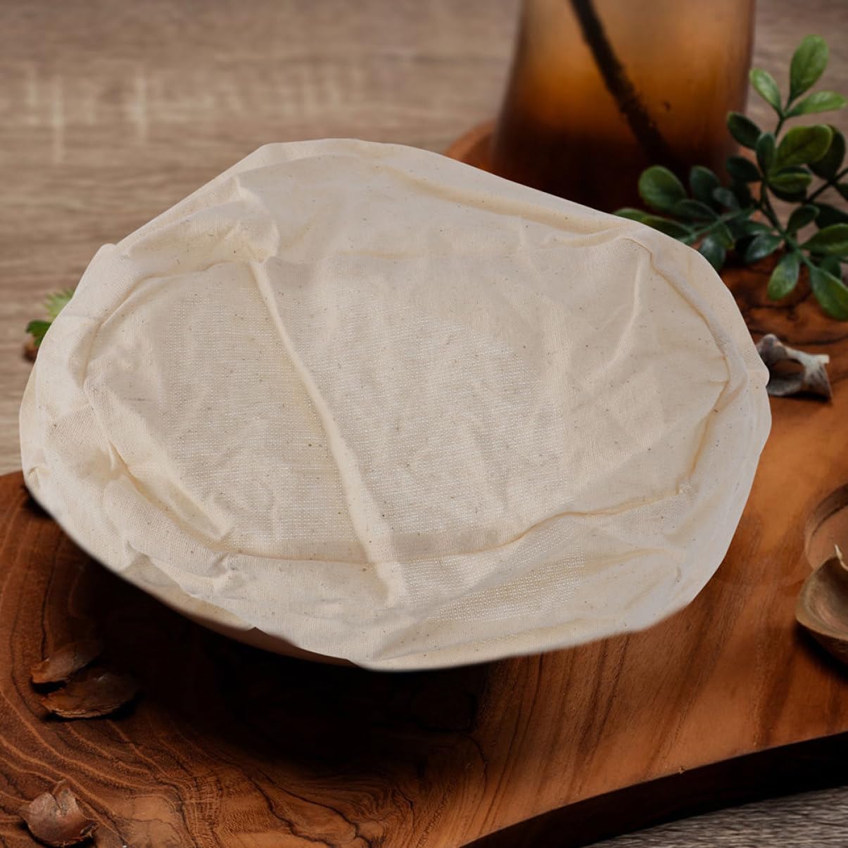 ABOOFAN Juego De 5 Cestas Para Fermentar Pan Forro Para Cestas De Pan Herramientas Para Repostería Cubierta De Tela Para Cestas De Pan De Cocina 5 Unidades X 5