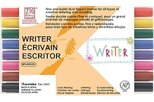 Zig Memory System Dual-Tip Markers, for Vivid and Versatile Artistic Pursuits