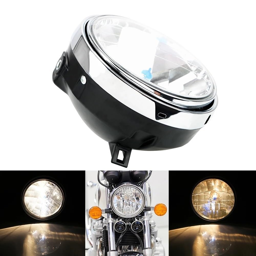 Reflektor Przedni reflektor Pasuje do Honda Hornet 600 900 CB400 motocykl reflektor halogenowy montaż reflektora Head Light Lamps12V akcesoria
