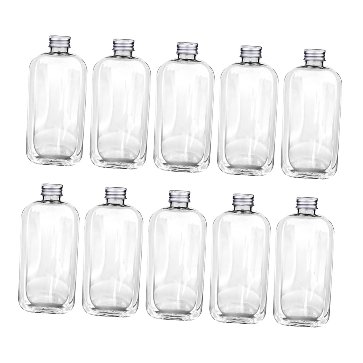 Healeved Simple Refillable Plastic Milk Tea Bottle Leakproof Travel Bottle for Shampoo