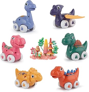 Amazon Tiyol プルバックカー 恐竜おもちゃ 赤ちゃんおもちゃ ミニカー 1歳 知育玩具 車両 乗り物 恐竜 車 ベビー 室内遊び 男の子 女の子 幼稚園 プレゼント ギフト クリスマス 誕生日 お祝い 全6種セット ミニカー ダイキャストカー ホビー Amazon Tiyol プルバックカー 恐竜おもちゃ 赤ちゃんおもちゃ ミニカー 1歳 知育玩具 車両 乗り物 恐竜 車 ベビー 室内遊び 男の子 女の子 幼稚園 プレゼント ギフト クリスマス 誕生日 お祝い 全6種セット ミニカー ダイキャストカー ホビー
