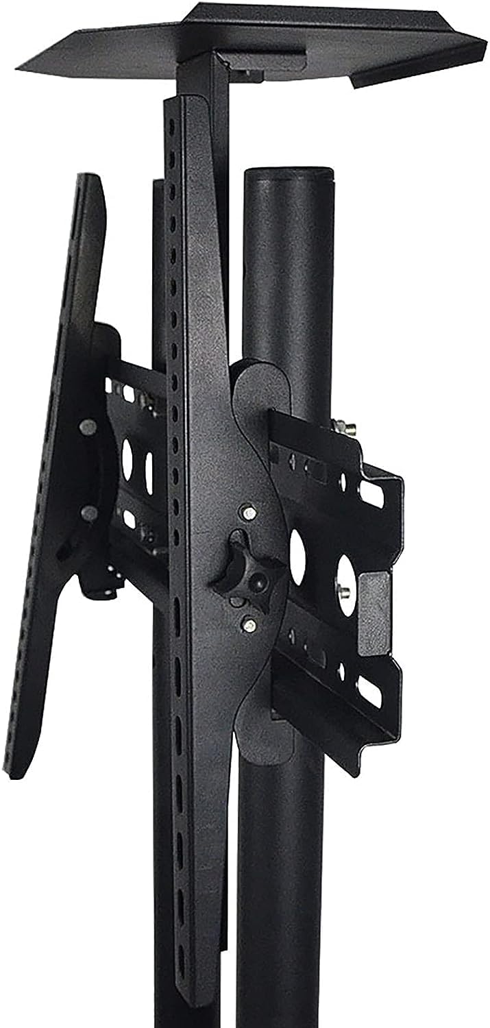 TABOJS Soporte para TV con Ruedas Ajustable, Soporte para TV con Ajuste de Altura, TV móvil para Pantallas de 3270 Pulgadas, Soporte para TV de fácil Movimiento con Ruedas de Bloqueo