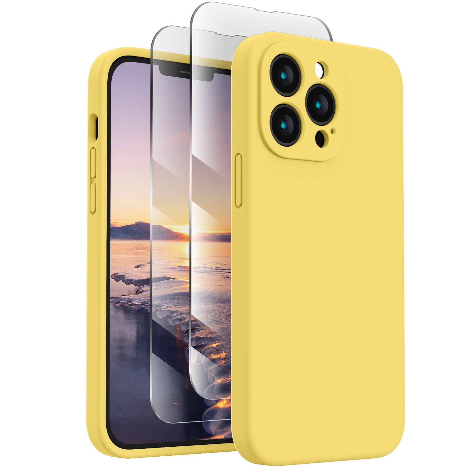 FireNova Designed for iPhone 13 Pro Max Case, 6.7", Yellow