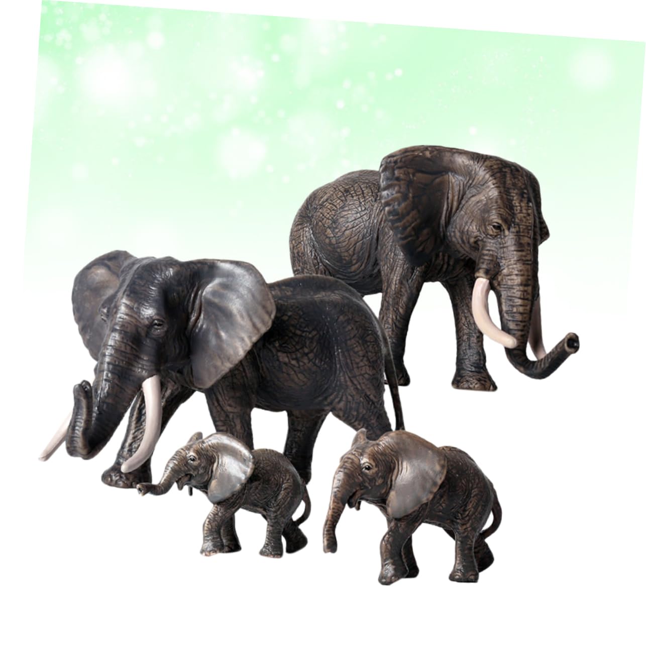 Juguete Modelo de Elefante Figura de Animal Simulada Adorno de Modelo Animal Juguete Infantil para Jugar el Hogar o Parque Infantil