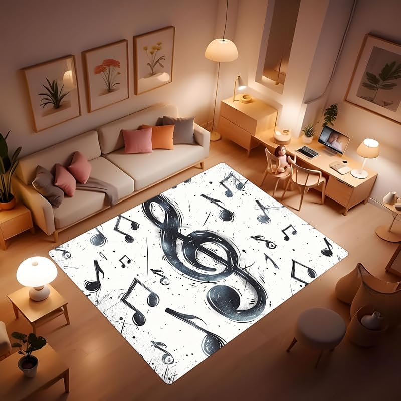 Tapete decorativo 24x36 pulgadas theme musical miniatura 3