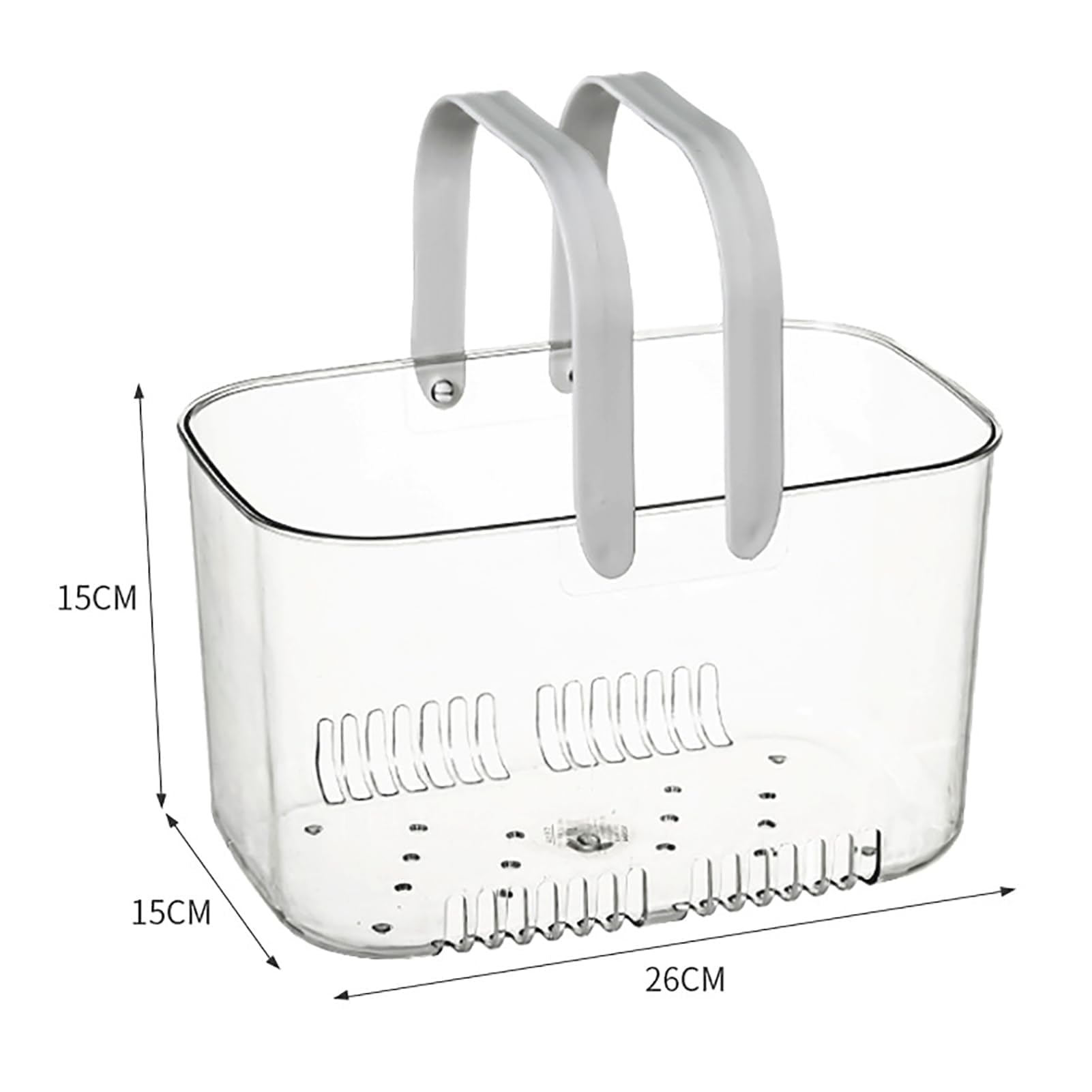 Cestino Portaoggetti in Plastica Per Doccia, Cesto Caddy Doccia, Drenaggio Cavo Contenitore Per Articoli Toeletta, Portatile Cestino Portaoggetti Per La Lavaggio Lavatura Doccia Il Bagno