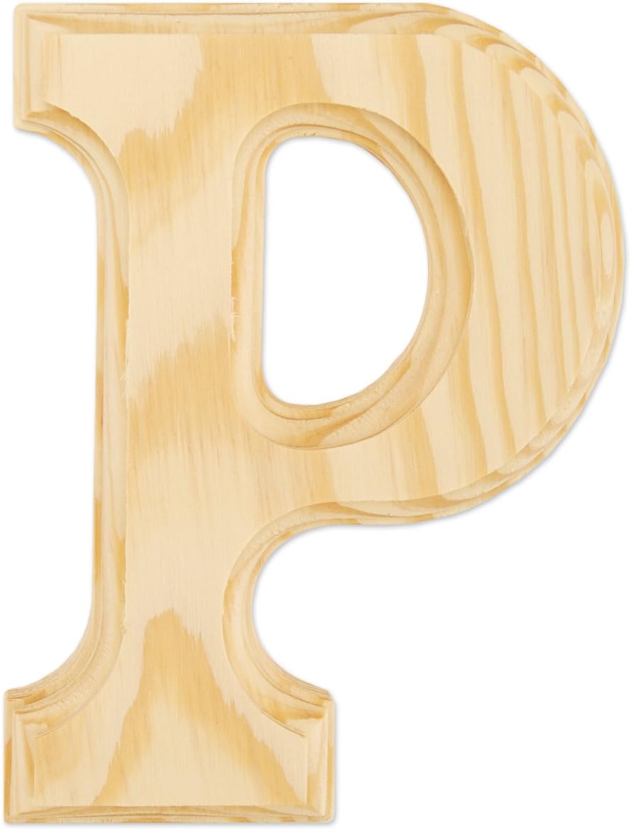 Wood Letters 6"-Letter P