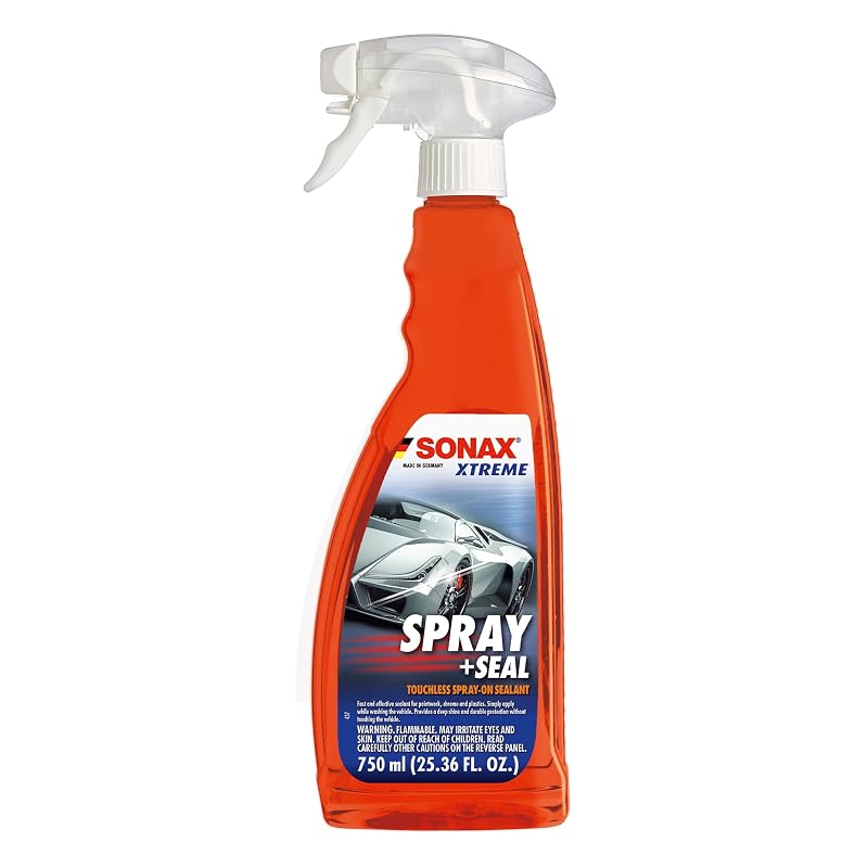 SONAX Spray + Seal 243400 Selante Automotivo em Spray para Brilho e Repelência Superficial 750 mL