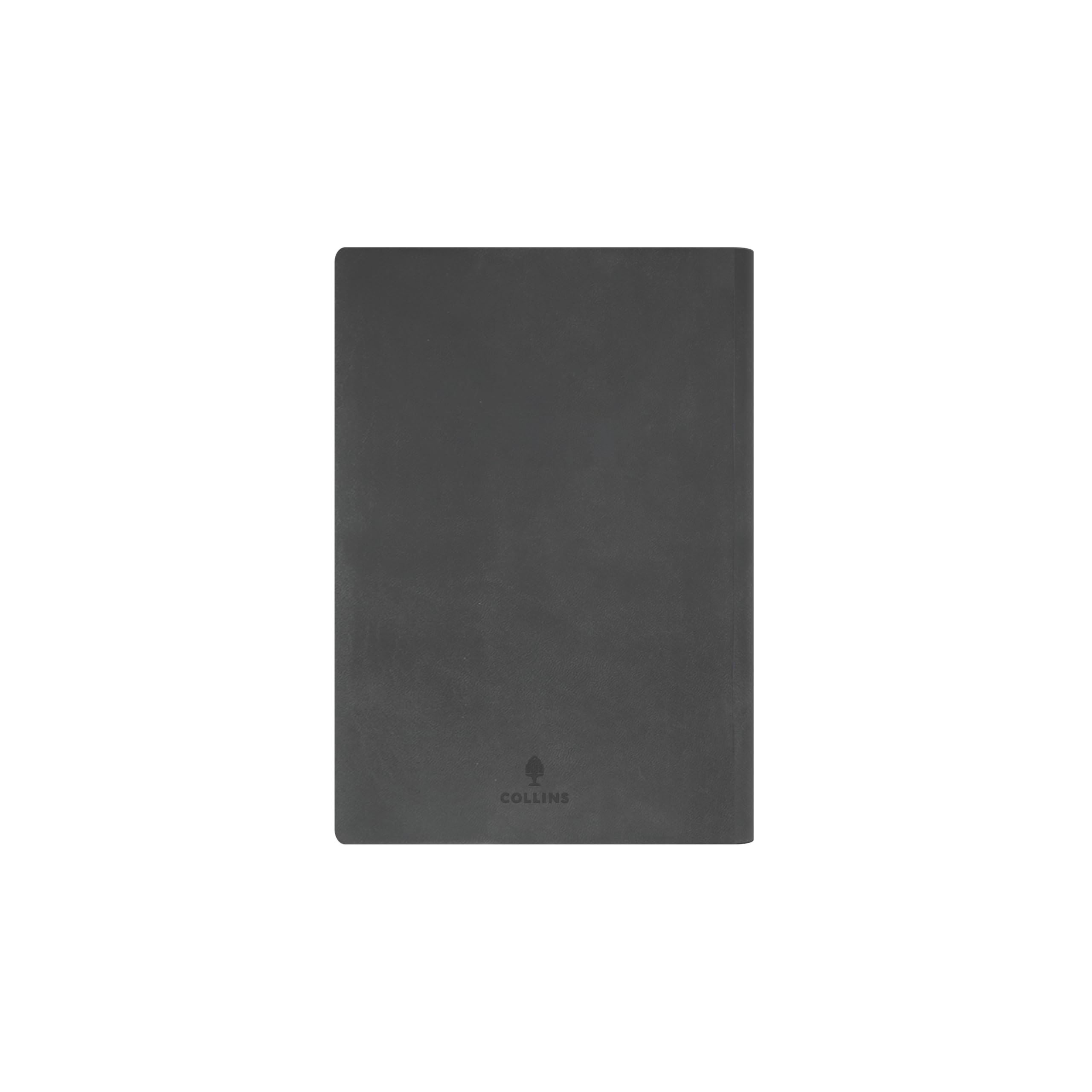 Collins ED151.U96-27 - Agenda giornaliera 2027, 12 mesi, formato A5, copertina rigida, color carbone, gamma Collins Debden Edge