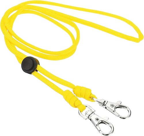 Miniatura 8 de PATIKIL Cordón para el cuello con gancho, cordones para insignias, correa larga ajustable, soporte para tarjetas de identificación, llaveros para