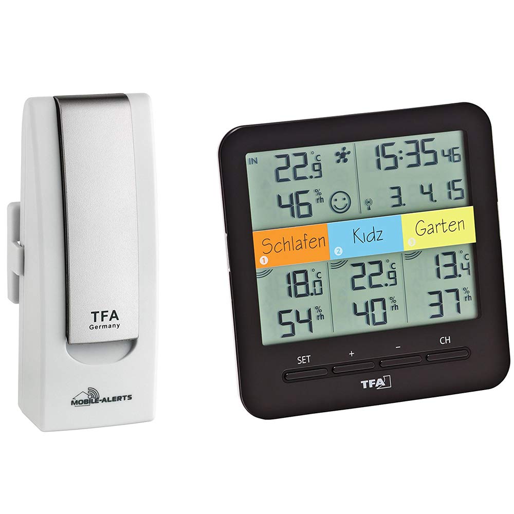 TFA Dostmann WIFI Gateway TFA.me ID 01, 35.8103, Voor Bewaking Van Zenders Incl Online Portal Weergave Temperatuur En Luchtvochtigheid Binnen Klimaatcontrole Wit 1235829399