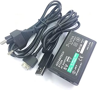 SKEIDO Stable and Reliable Performance EU Plug For Sony for PS Vita PSV AC Power Adapter Supply Convert Charger + USB Data Cable