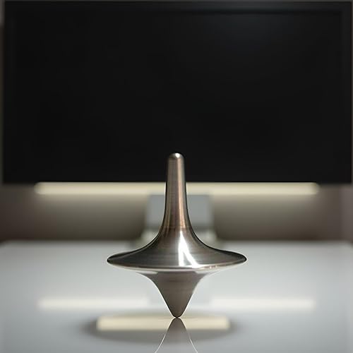 Miniatura 3 de Parte superior giratoria precisa, portátil de precisión de metal giratorio, de alta calidad, exquisito equilibrio perfecto, juguetes de giroscopio,