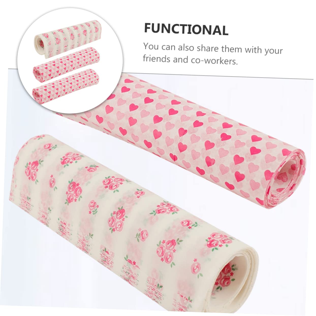 Papier Ciré Ingraissable 150 Pièces, Imperméable, pour Pâtisserie Maison