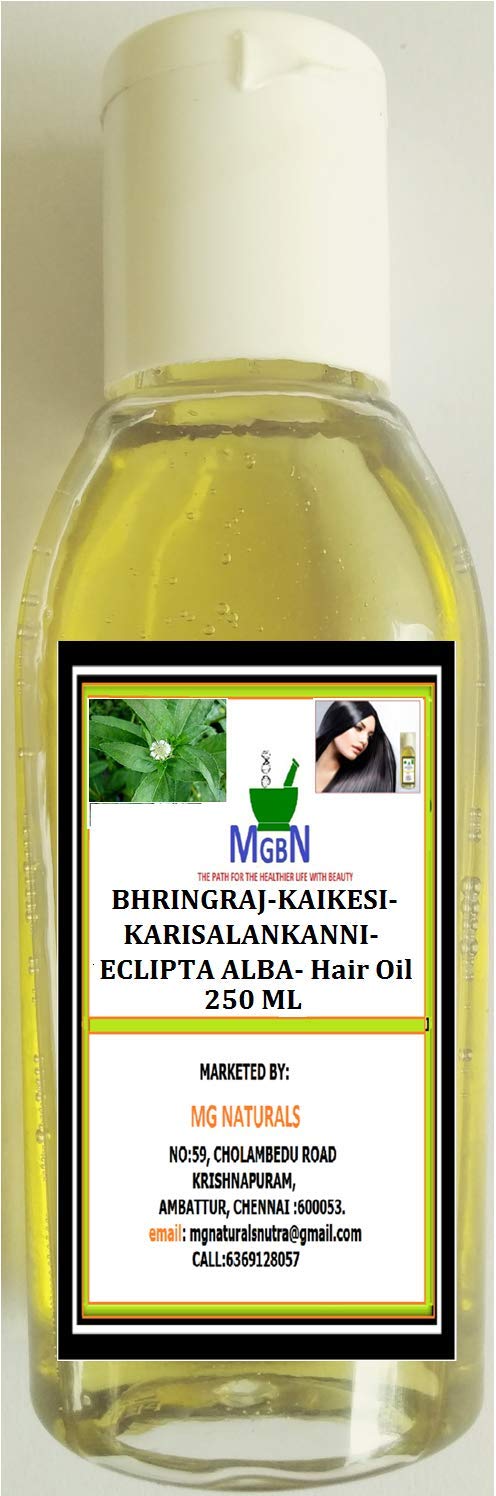 BHRINGRAJ-KAIKESI-KARISALANKANNI-ECLIPTA ALBA- Hair Oil 250 ML