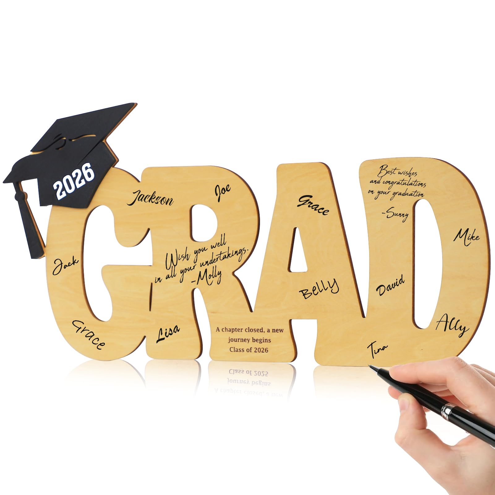 Amazon.com: DAZONGE Graduation Decorations 2026, Wood Graduation