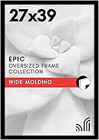 Vista 136 de Americanflat - Marco para cuadro de 16x20 con plexiglás pulido - Marcos anchos para cuadros fabricados en madera de ingeniería para exhibición