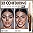 2Pcs Cream Contour Stick Face Body Makeup Dual Ended, Nude Light Beige & Nude Brown no Transfer Waterproof 2 in 1 Cream Concealer Stick Contouring Makeup Set, Nose Contour Bronzer Sticks Highlighter