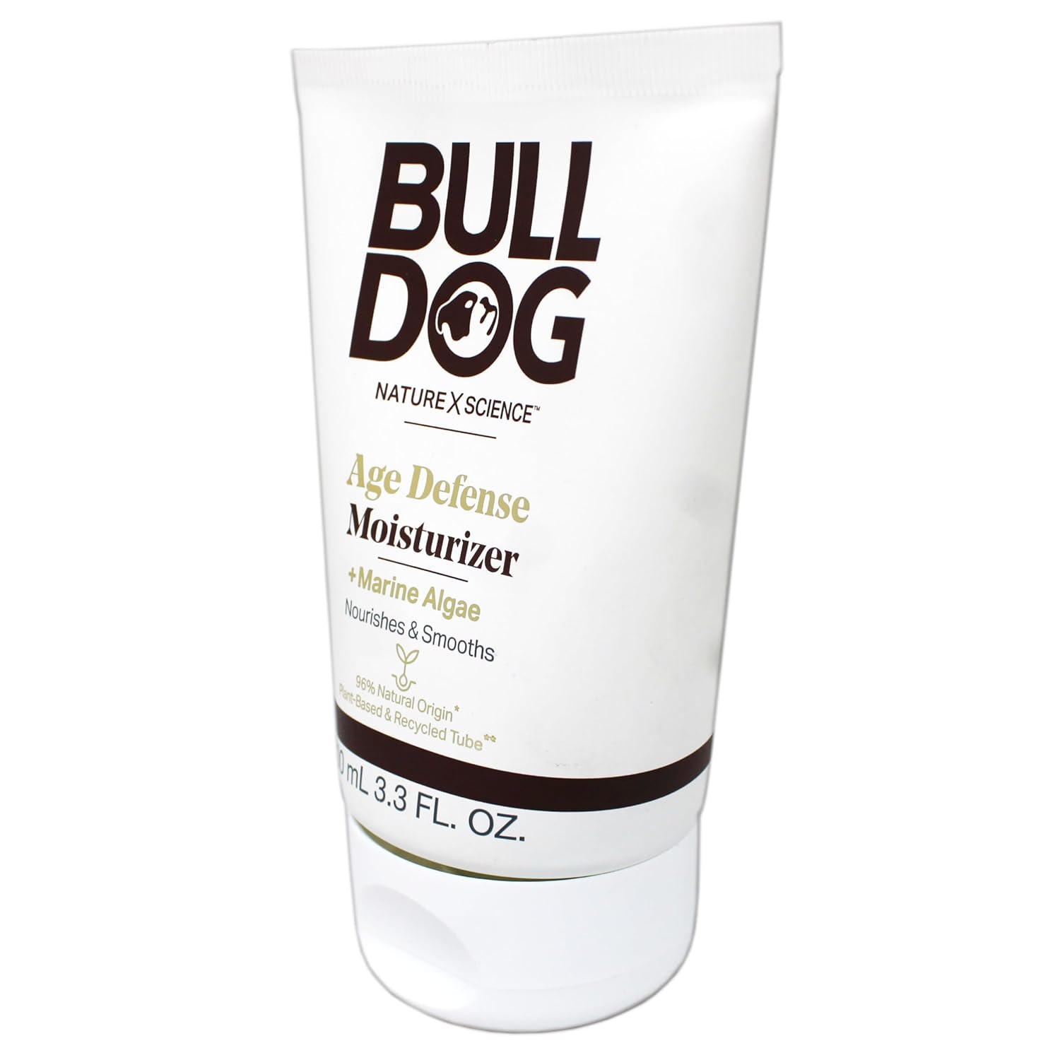 BULLDOG Mens Skincare and Grooming Age Defense Moisturizer, 3.3 Fluid Ounce - Pack of 2
