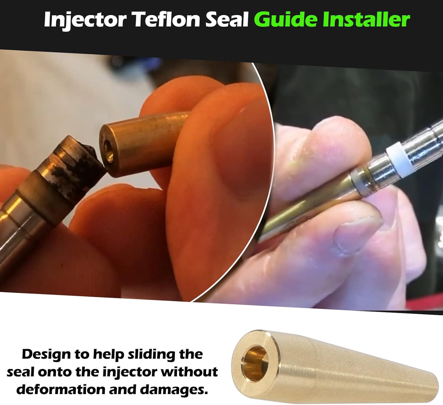 310-198 310-199 Outils d'installation de joint d'injecteur, convient aux moteurs Jaguar 3.0L et 5.0L, remplace les joints d'injecteur en téflon
