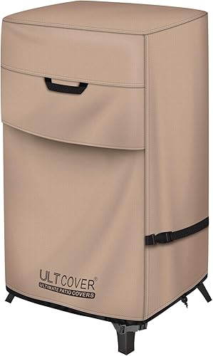 ULTCOVER Cubierta vertical impermeable para ahumador eléctrico de 30 pulgadas para la mayoría de los fumadores cuadrados de gas propano barbacoa