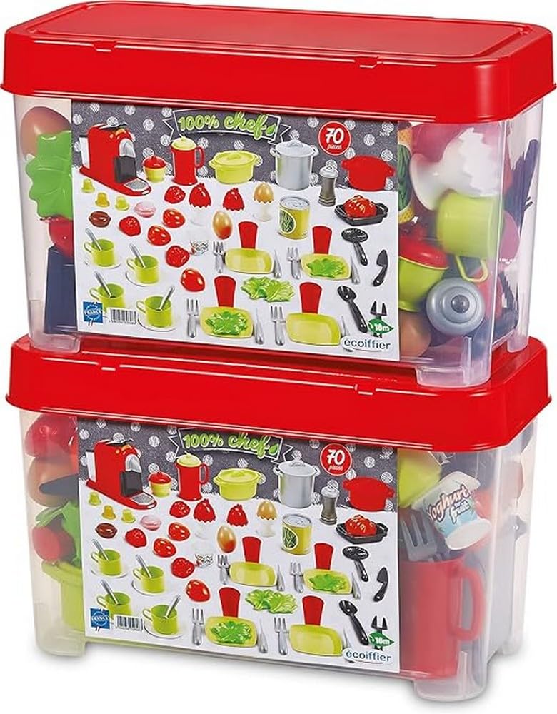 Coffret Dinette - 70 Pieces - Pour Enfant Des 18 Mois - Origine France Garantie à Prix