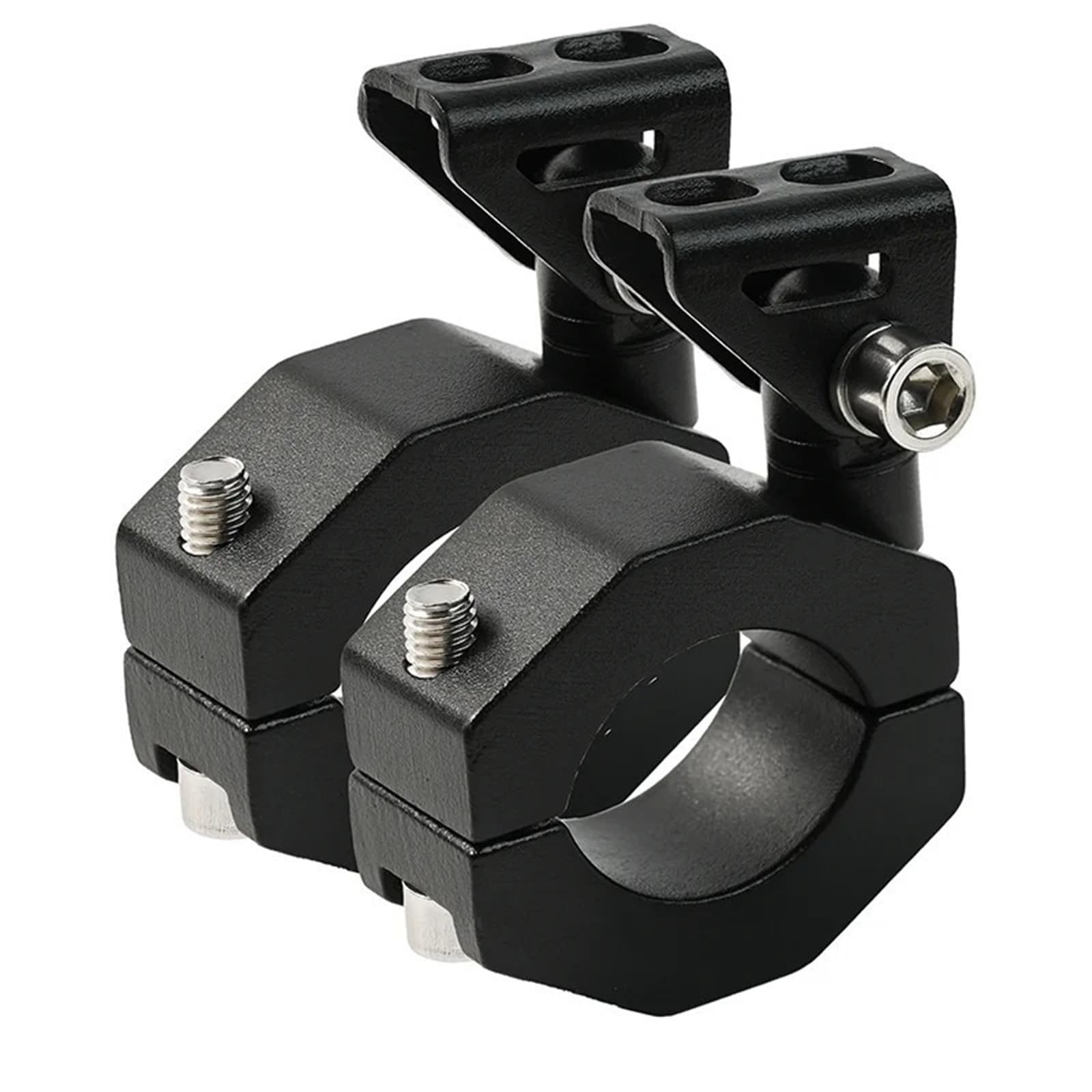 Arqvzxyu One Color Headlight Mount 2Pcs Motorcycle Headlight Spotlight Mount Bracket Fog Light Auxiliary Lamp Bumper Clamps Holder Accessories
