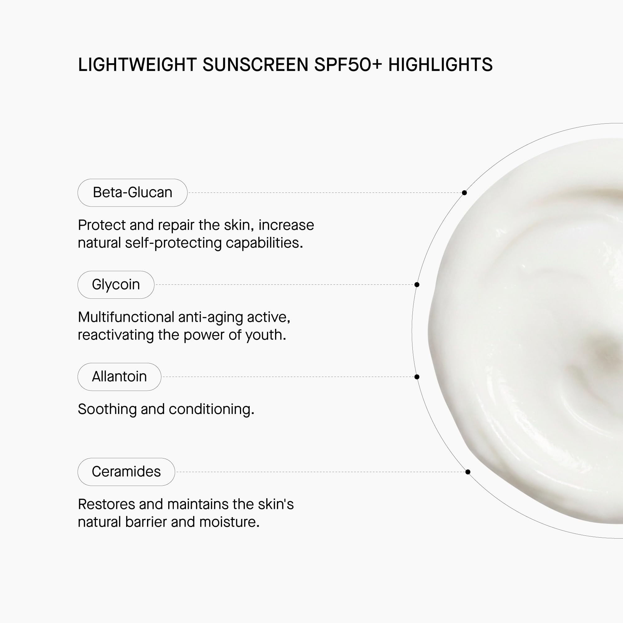 Transparent Lab Lightweight Sunscreen SPF50+ Facial Sunscreen 100ml – UVA/UVB/HEVL Protection, Lightweight Texture, Moisturizing, Anti-aging, No White Cast and Invisible Finish