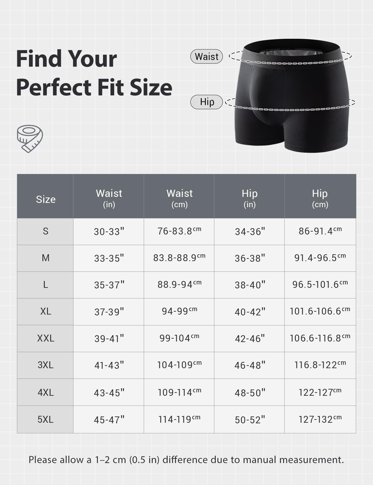 Carer Lot de 2 Boxers pour Incontinence Homme 250ml Capacité d’Absorption Sous-vêtement en Coton Lavable Réutilisable Doux Respirant Culotte Incontinence Noir Taille XL
