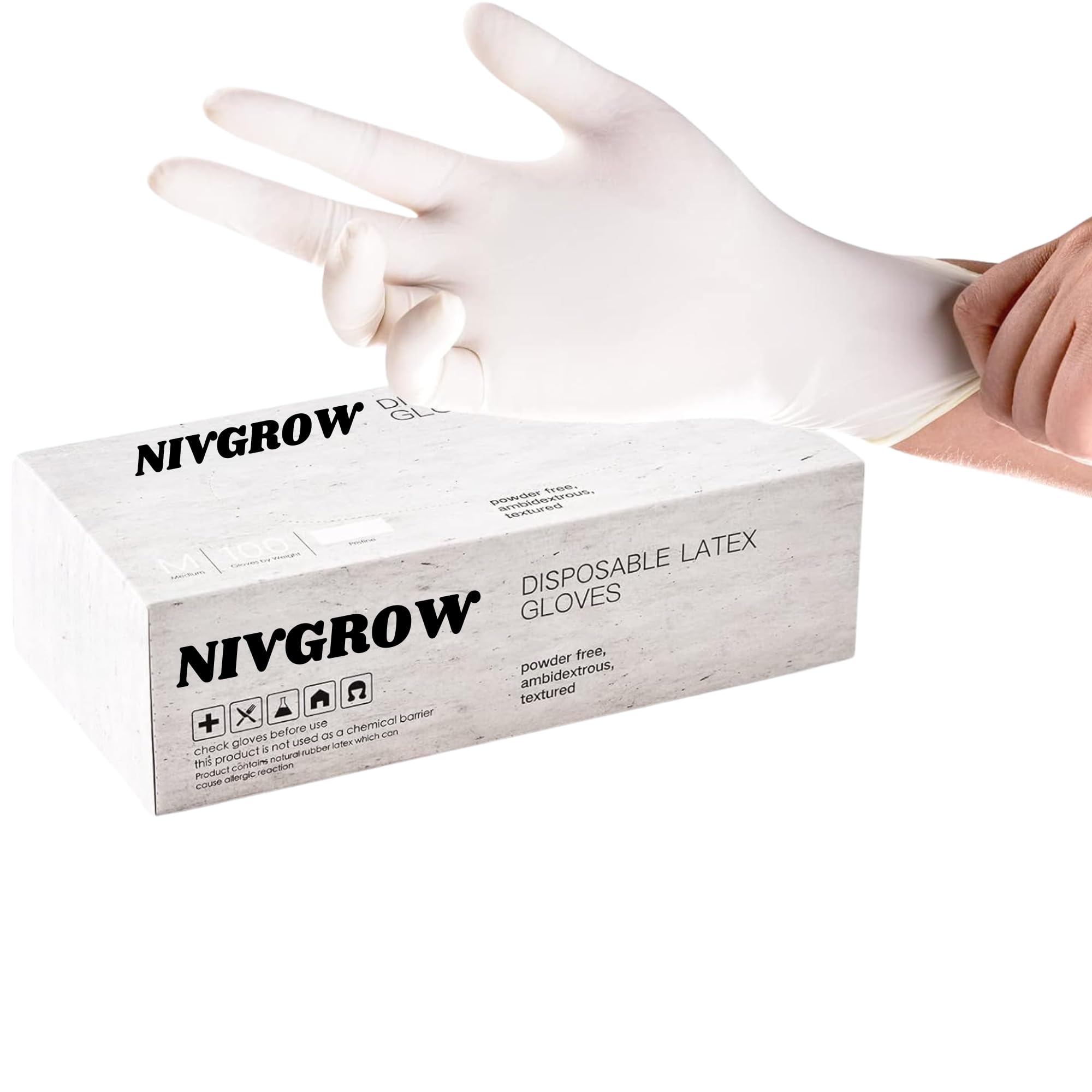 QUAKER® Latex Medical Examination Hand Gloves, White, Medium, 100 Piece (Medium) (B08C36MWPL) Amazon Price History, Amazon Price Tracker