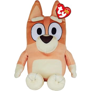 TY Bluey Bingo Soft Plush Toy for Kids, Teddy Bear Collectable Plush Stuffed Cuddly Toy for Baby, Official Beanie Babies Seri