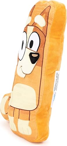 Vista 36 de Jay Franco Almohada decorativa de poliéster en forma de Bluey – Almohada de felpa súper suave para niños, mide 17 pulgadas