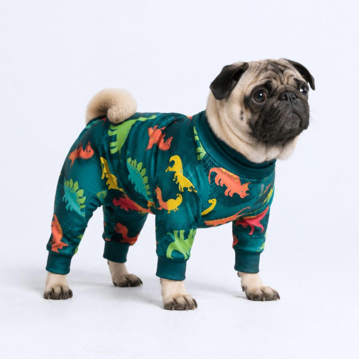 Spark Paws Dog Pajamas - Stretch Onesie Recovery Full Leg Surgery Suit PJS