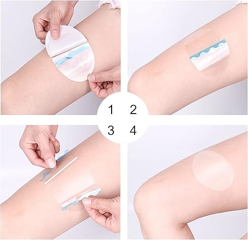Miniatura 9 de 10 almohadillas antifricción para muslos, pasta adhesiva antirozaduras para el interior del muslo, autoadhesivas, desechables, ultrafinas,