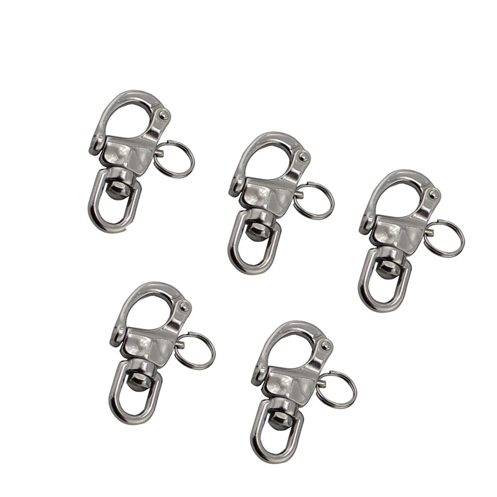 Mousqueton pivotant en Acier Inoxydable Mousqueton pivotant pour Bateau Marin Robuste, Remplacement Domestique