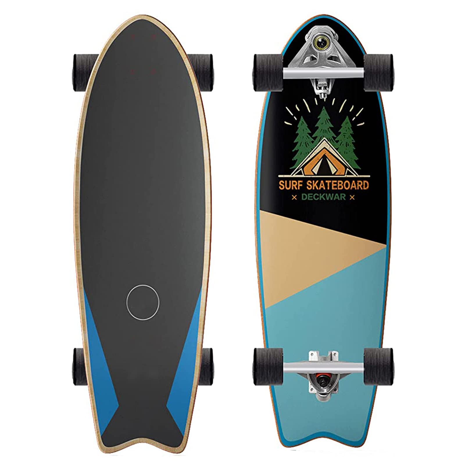 スケボー スケートボード サーフスケート　サーフィン nanazero公式】Bamboo サーフスケート 34