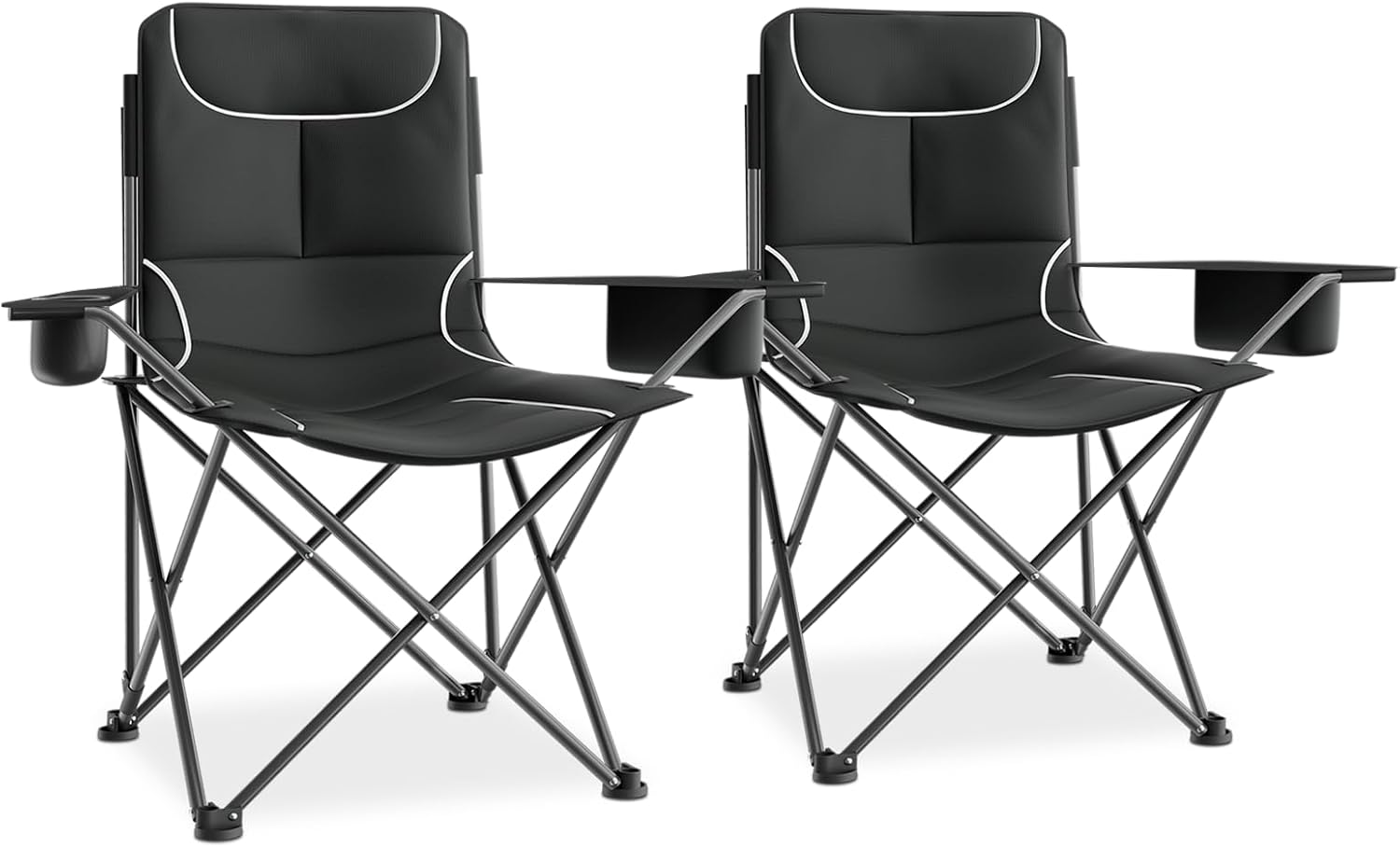 Magshion Portable Camping Chairs Set of 2, Camping Folding