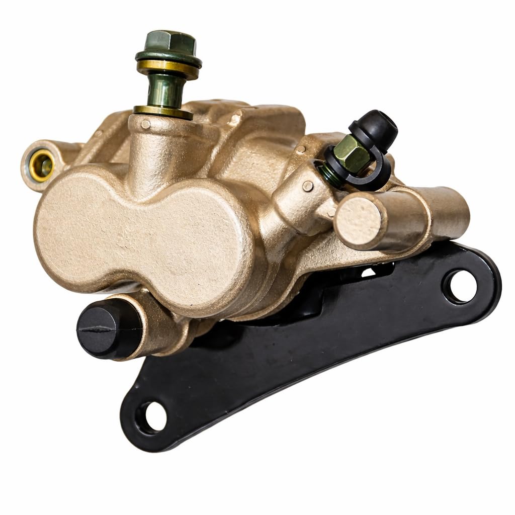 TRP TRADERS Front Brake Caliper Assembly Compatible for Honda Shine/CB Shine, Metal Alloy, Dual Piston-picture-28