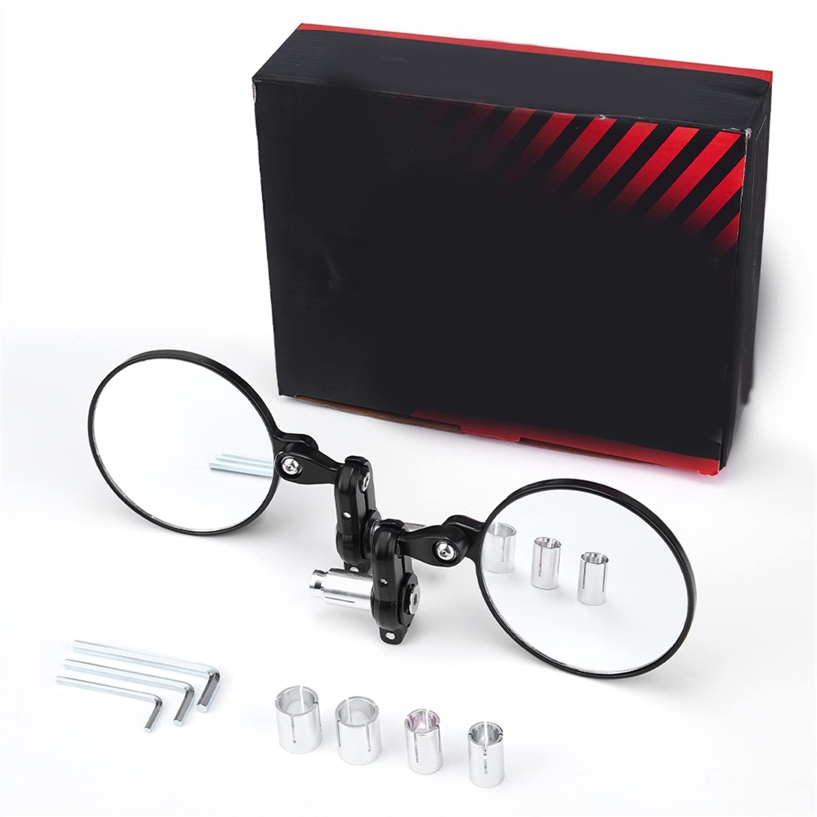 Rétroviseur Rétroviseurs De Rechange pour Rétroviseurs De Moto pour Yamaha MT07 MT09 MT10 R1 R3 TMAX 530 TMAX 500 Tenere 700 (Color : Bundle2)