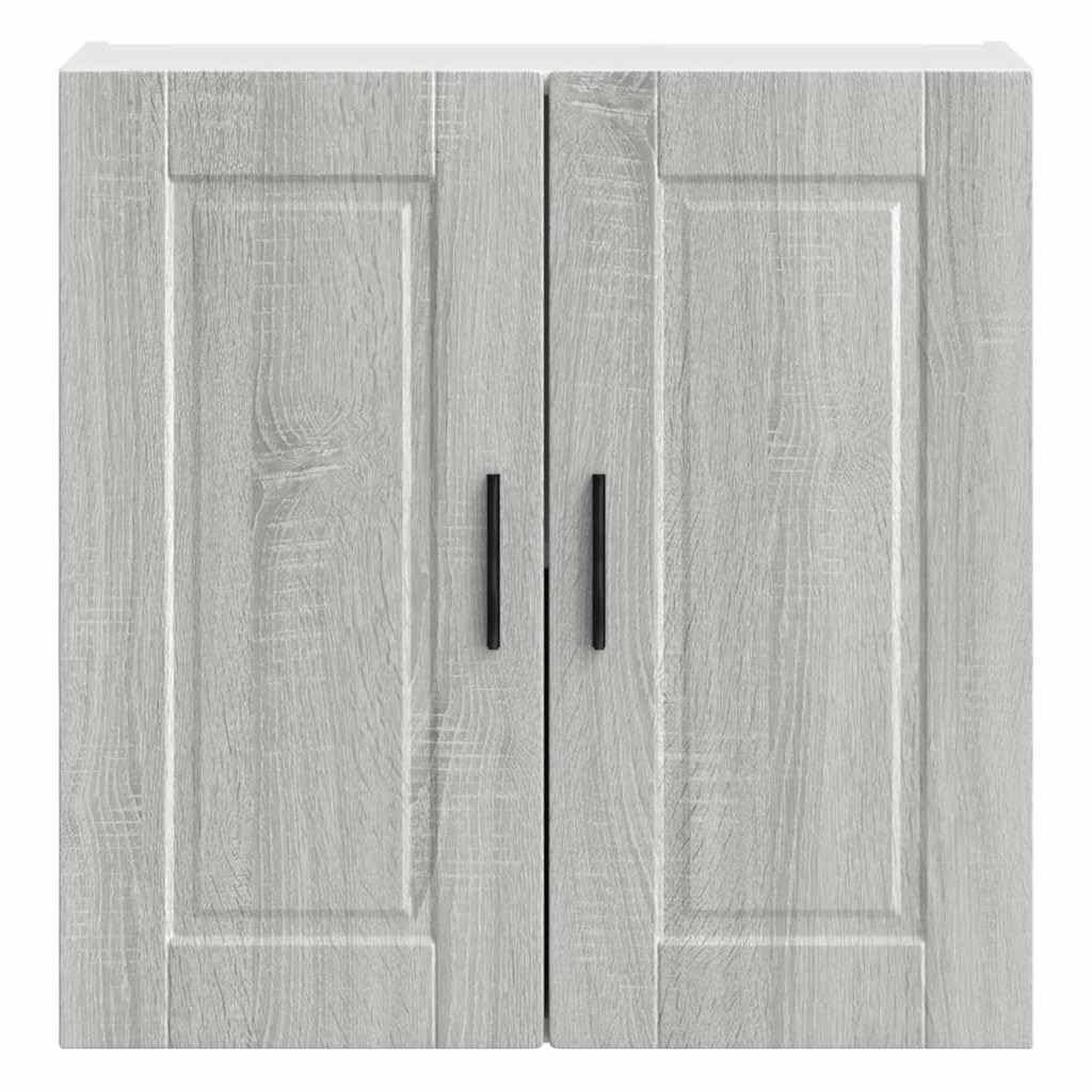 vidaXL Pensile da Cucina Porto Grigio Sonoma in Legno Multistrato