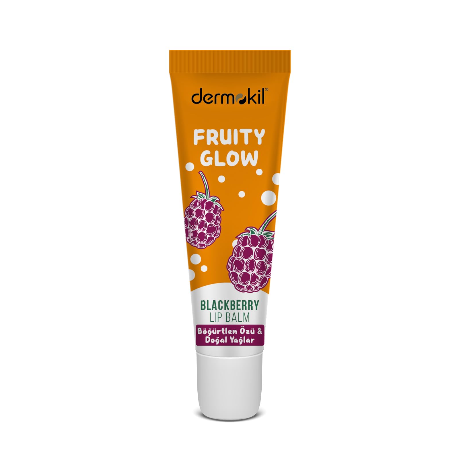 Dermokil Böğürtlen Özü ve Doğal Yağlar Dudak Balsamı 15 ml